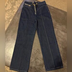 LV High-Waisted Jeans